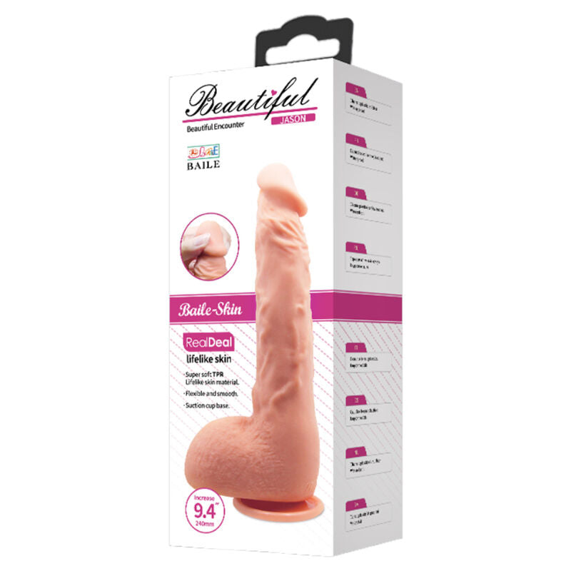 BAILE - REALISTISCHE DILDO JASON NATURAL 24 CM
