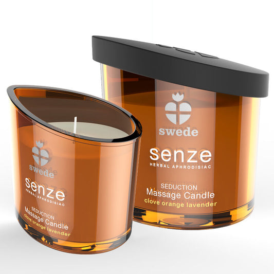 SWEDE - SENZE SEDUCTION MASSAGEKAARS - KRUIDNAGEL, SINAASAPPEL, LAVENDEL