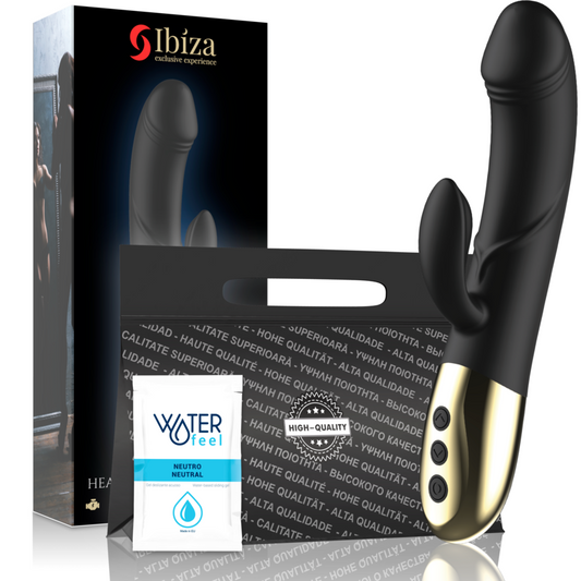 IBIZA - KRACHTIGE ANATOMISCHE VIBRATOR MET RABBIT