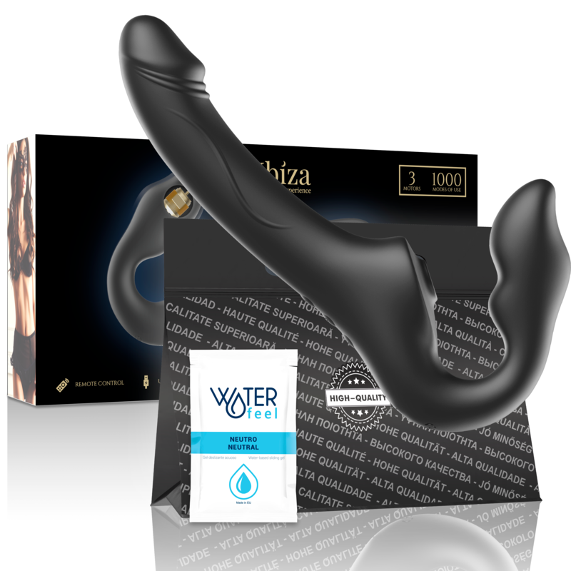 IBIZA - AFSTANDSBEDIENDE STRAALVIBRATOR 3 MOTOREN 1000 COMBINATIES.