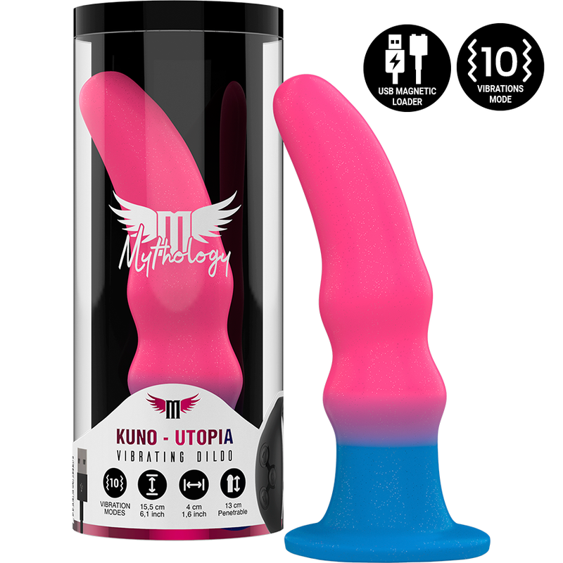 MYTHOLOGY - KUNO UTOPIA DILDO M - TRILLERVIBRATOR COMPATIBEL MET WATCHME DRAADLOZE TECHNOLOGIE
