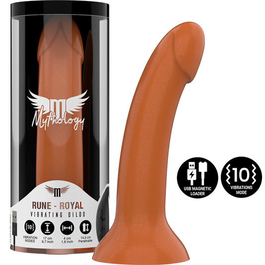 MYTHOLOGIE - RUNE ROYAL DILDO M - VIBRATOR WATCHME DRAADLOZE TECHNOLOGIE COMPATIBEL