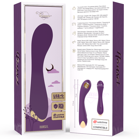 TREASURE - HANSEL G-SPOT VIBRATOR + WATCHME AFSTANDSBEDIENING