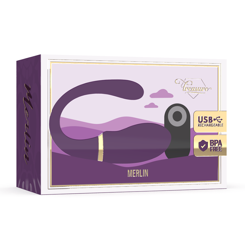 TREASURE - MERLIN DUBBELE KOPPELVIBRATOR AFSTANDSBEDIENING