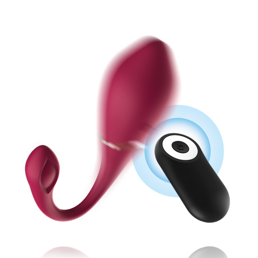 CICI BEAUTY - PREMIUM SILICONEN EI VIBRATOR AFSTANDSBEDIENING