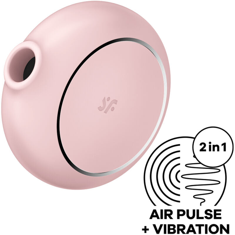 SATISFYER - PRO TO GO 3 DUBBELE STIMULATOR EN VIBRATOR ROZE