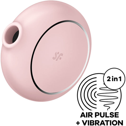 SATISFYER - PRO TO GO 3 DUBBELE STIMULATOR EN VIBRATOR ROZE