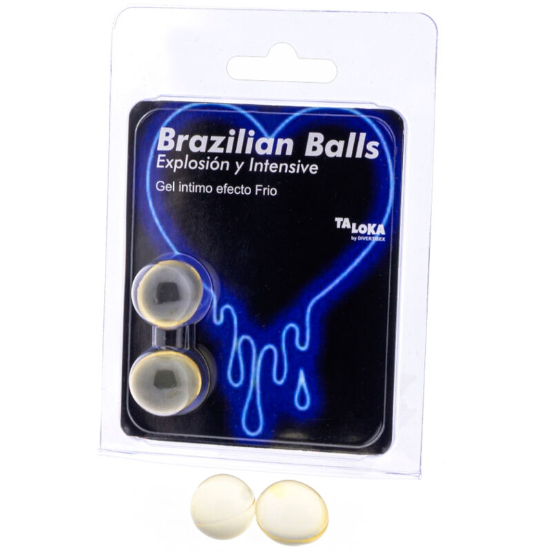TALOKA - 2 BRAZILIAANSE BALLEN KOUD & TRILLINGSEFFECT OPWINDENDE GEL
