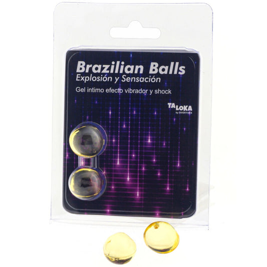 TALOKA - 2 BRAZILIAANSE BALLEN TRILLEND & SCHOKEFFECT OPWINDENDE GEL