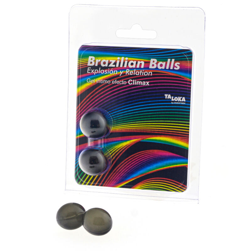 TALOKA - 2 BRAZILIAN BALLS CLIMAX EFFECT OPNWINDENDE GEL