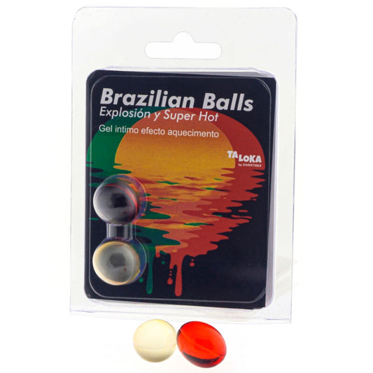 TALOKA - 2 BRAZILIAN BALLS SUPER HEET EFFECT SPANNENDE GEL