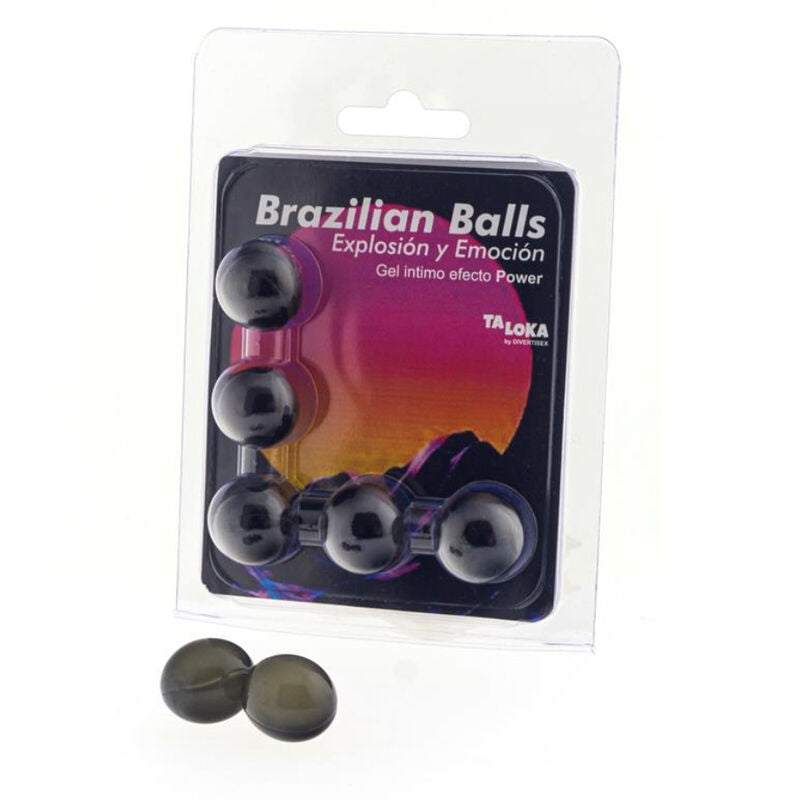 TALOKA - 5 BRAZILIAN BALLS POWER EFFECT OPWINDENDE GEL