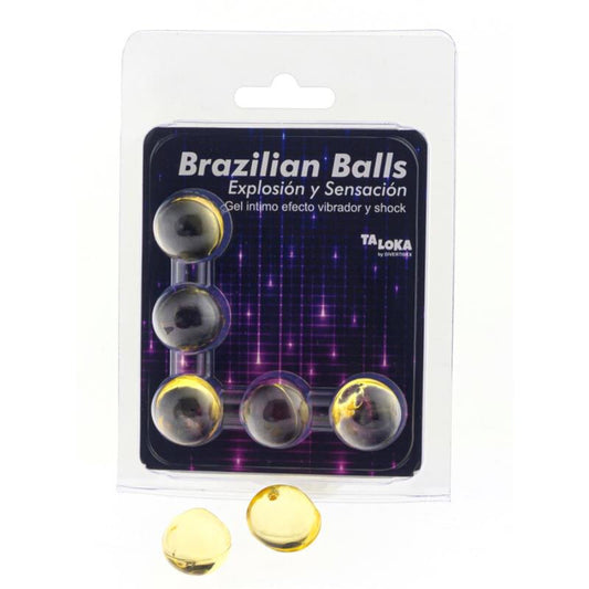 TALOKA - 5 BRAZILIAANSE BALLETJES TRILLEND & SCHOKEFFECT GEILE GEL