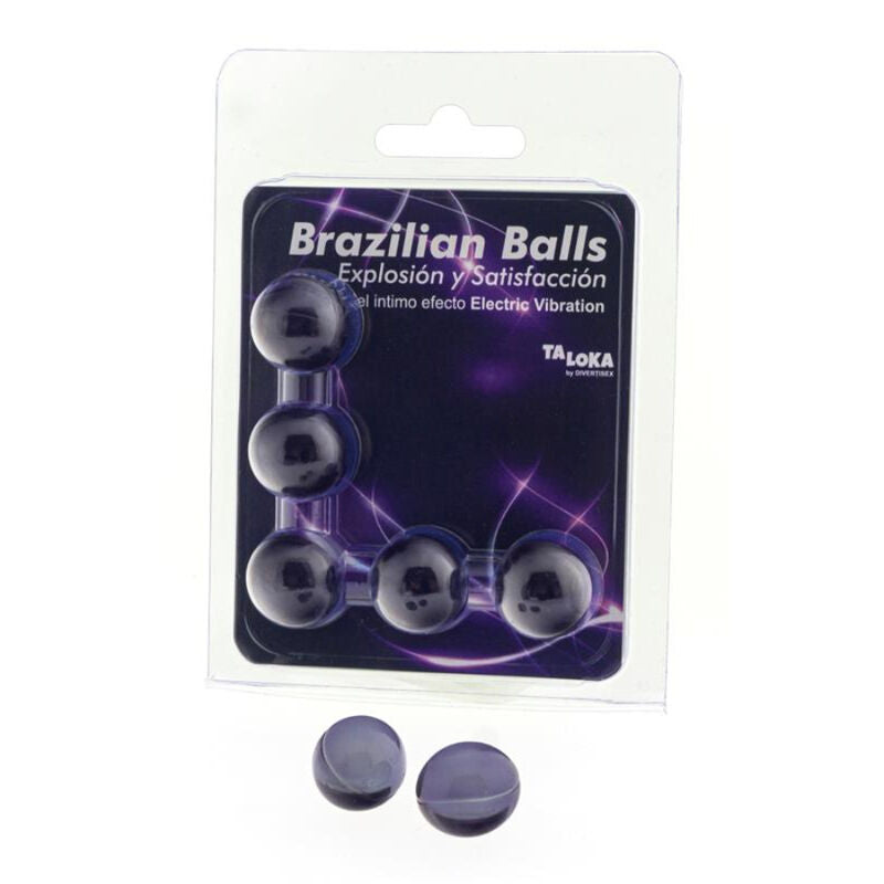 TALOKA - 5 BRAZILIAANSE BALLEN ELEKTRISCH TRILLEND EFFECT OPWINDENDE GEL
