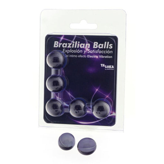 TALOKA - 5 BRAZILIAANSE BALLEN ELEKTRISCH TRILLEND EFFECT OPWINDENDE GEL