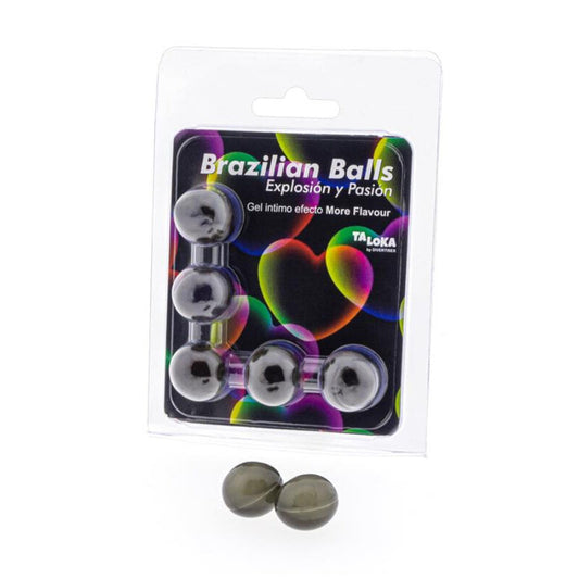 TALOKA - 5 BRAZILIAANSE BALLEN MEER SMAAK EFFECT OPWINDENDE GEL