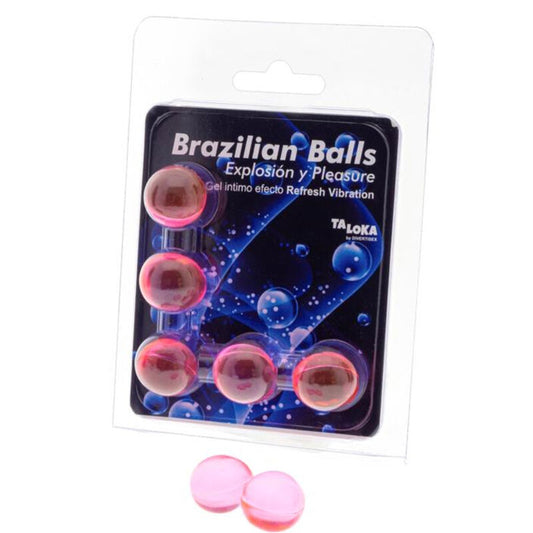 TALOKA - 5 BRAZILIAANSE BALLETJES VERNIEUWEND TRILLEND EFFECT OPWINDENDE GEL