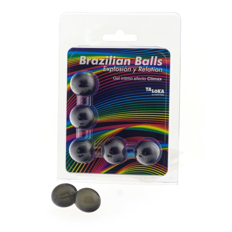 TALOKA - 5 BRAZILIAANSE BALLEN CLIMAX EFFECT OPWINDENDE GEL