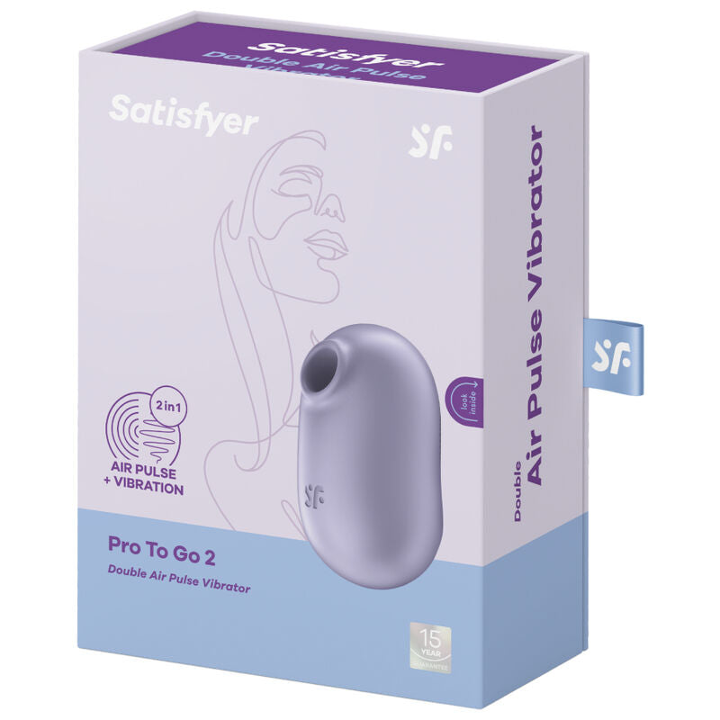 SATISFYER - PRO TO GO 2 DUBBELE STIMULATOR EN VIBRATOR PAARS