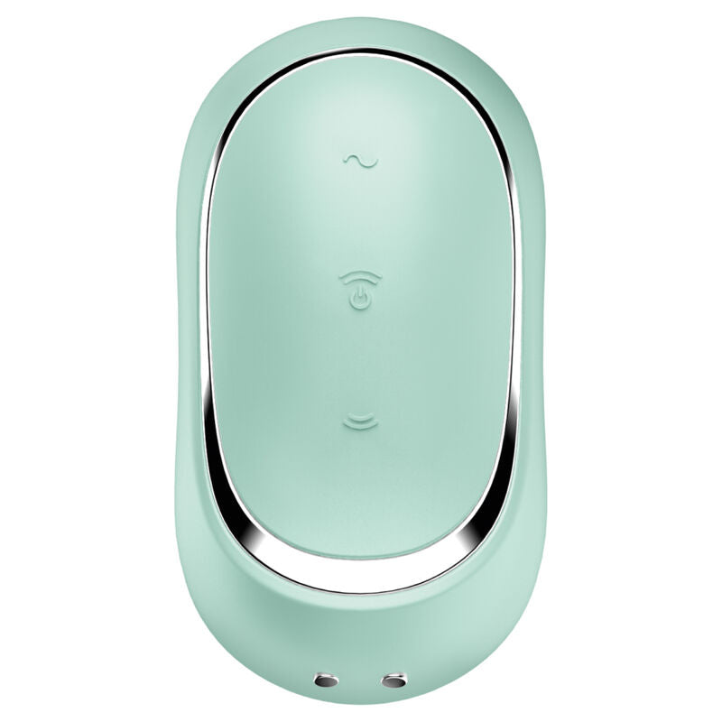 SATISFYER - PRO TO GO 2 DUBBELE STIMULATOR EN VIBRATOR GROEN