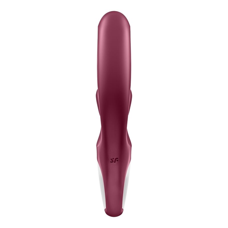 SATISFYER - LOVE ME VIBRADOR RABBIT ROJO