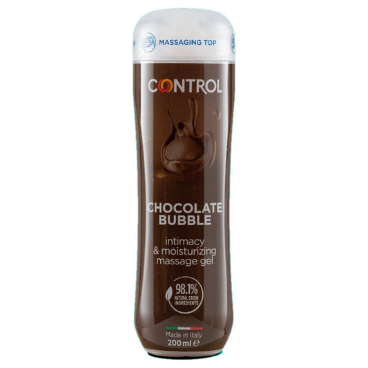 CONTROL - MASSAGEGEL 3 IN 1 CHOCOLADE BUBBEL 200 ML