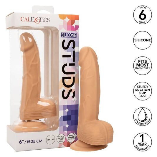 CALEXOTICS - SILICONEN NOppen 15,24 CM HUIDKLEUR