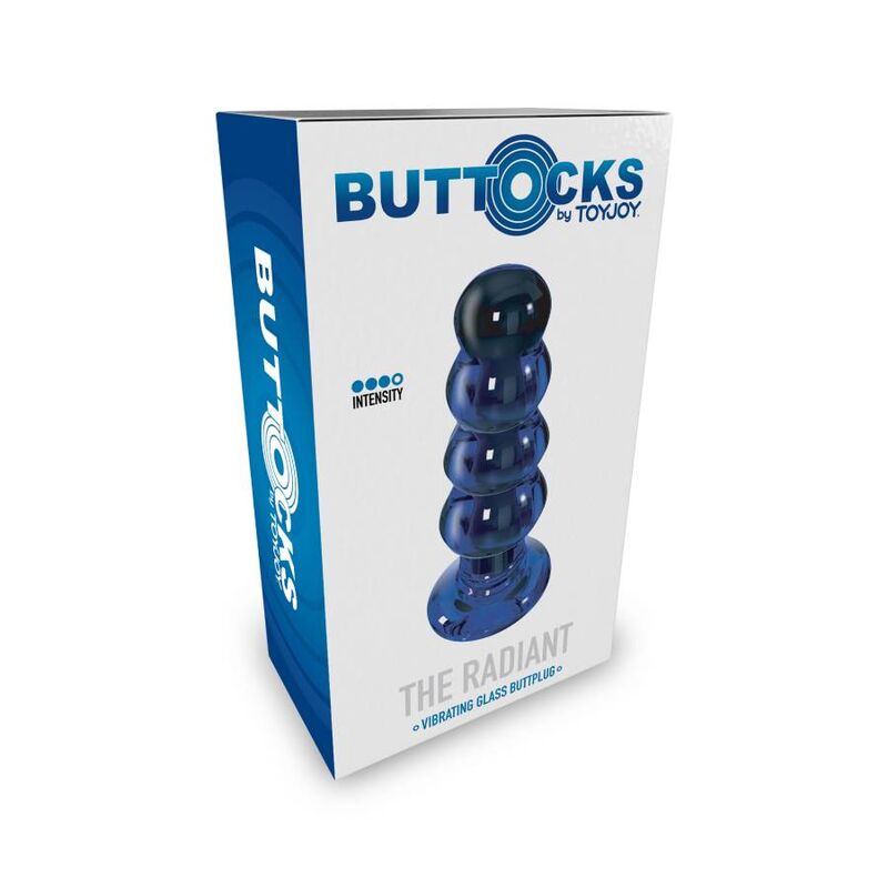 TOYJOY - BUTTOCKS DE STRALENDE GLAZEN ANALE PLUG