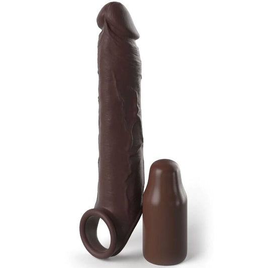 FANTASY X-TENSIONS - PIPEDREAMS EXTENSION MET BAND 17,78 CM BRUIN