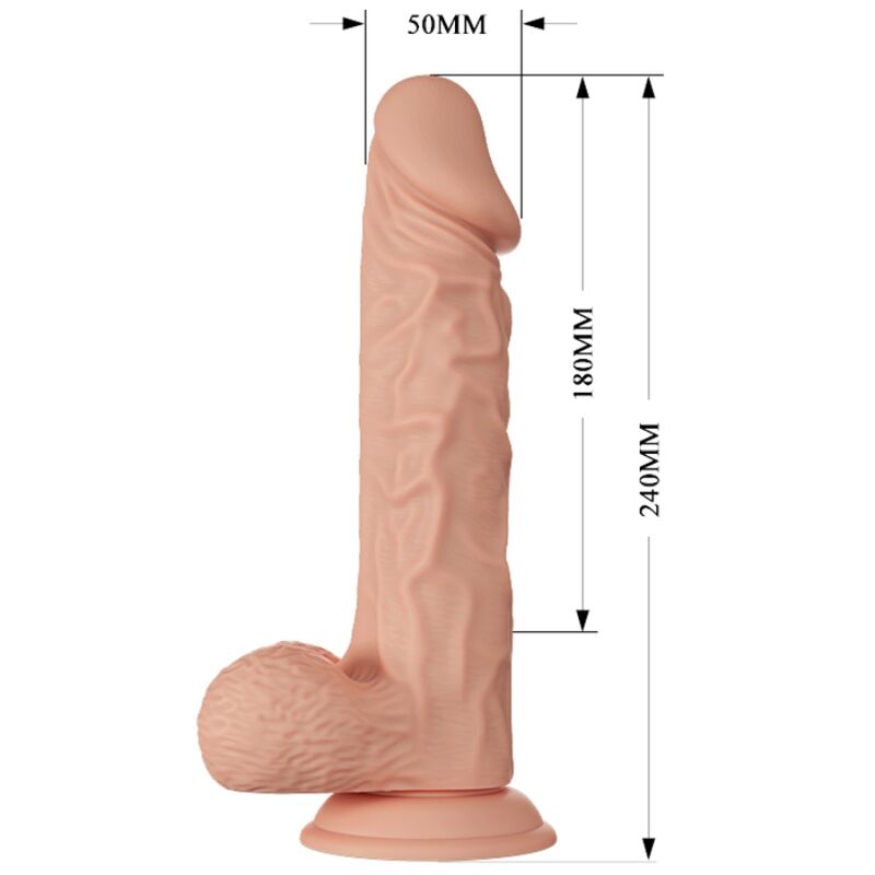BAILE - BEAUTIFUL ENCOUNTER BURAQ VIBRATION 24 CM NATUREL