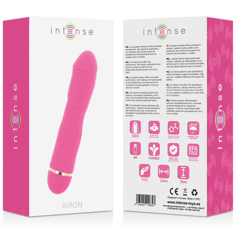 INTENSE - AIRON 20 SNELHEDEN SILICONEN ROZE