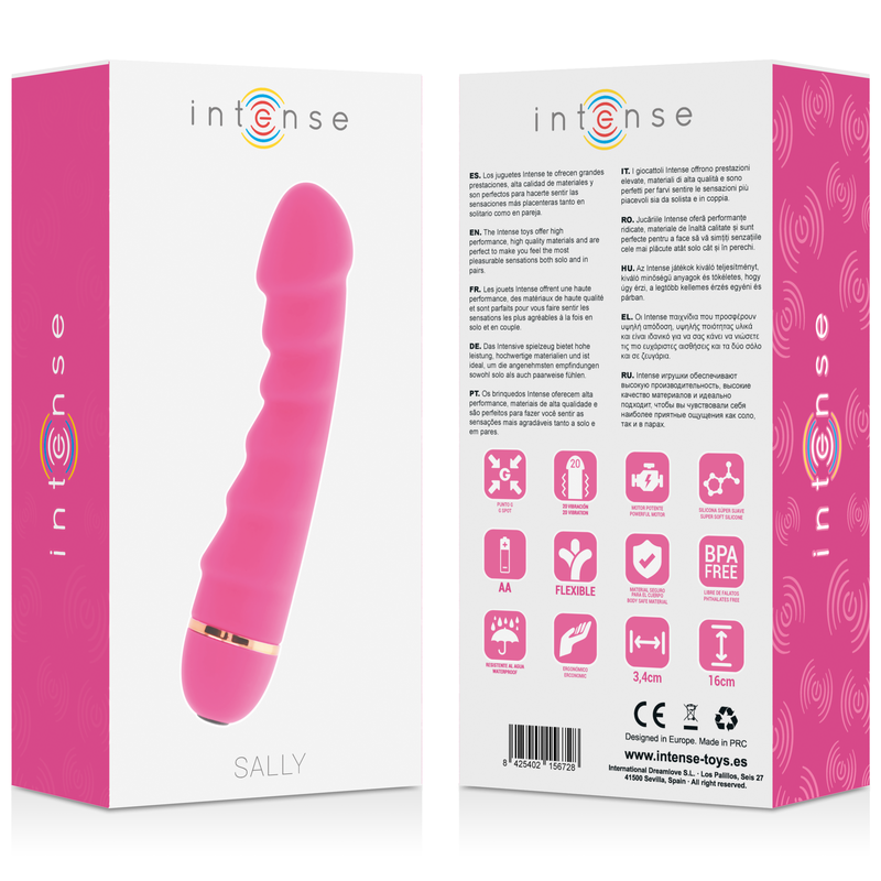 INTENS - SALLY 20 SNELHEDEN SILICONEN ROZE