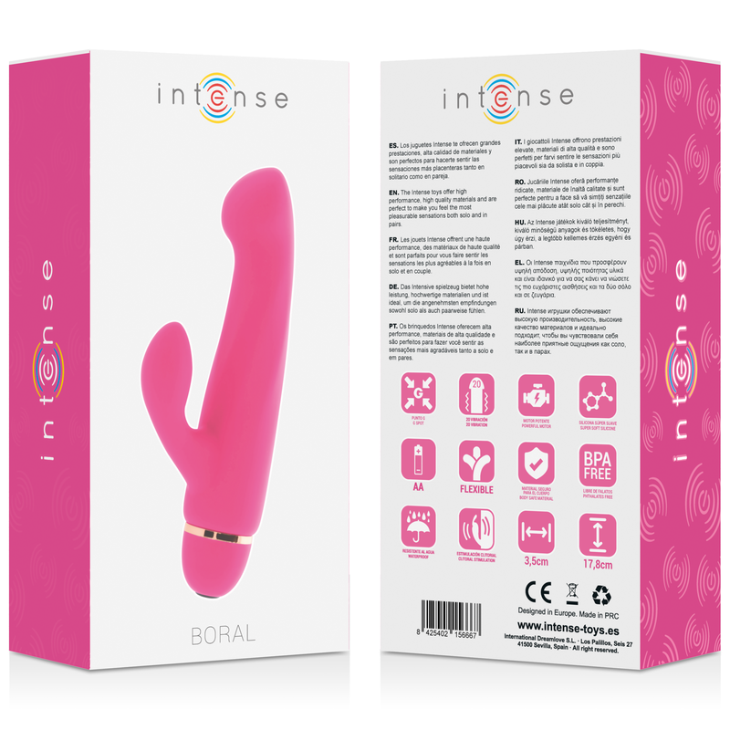 INTENSE - BORAL 20 VERSNELLINGEN SILICONEN ROZE