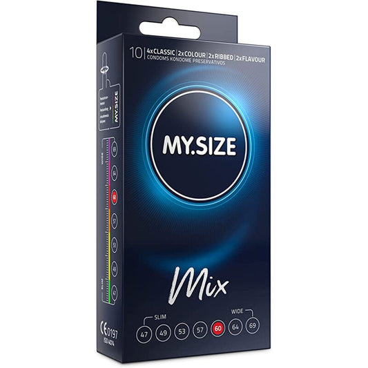 MY SIZE - MIX CONDOMS 60 MM 10 STUKS