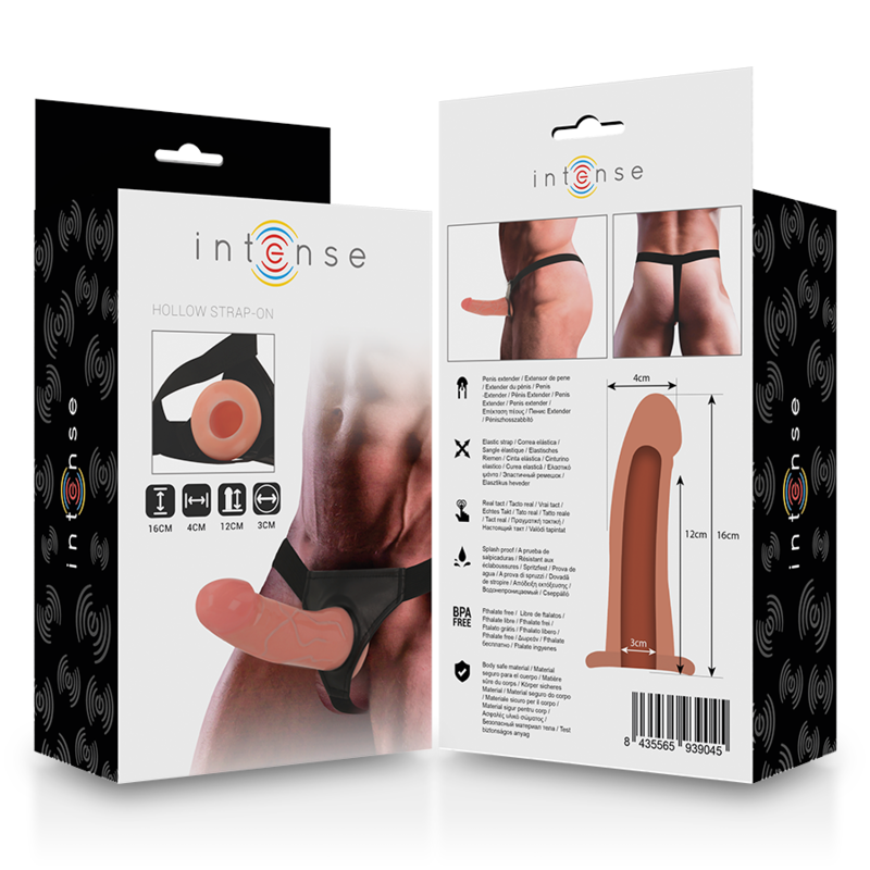 INTENSE - HOLLE HARNAS MET DILDO 16 X 3 CM
