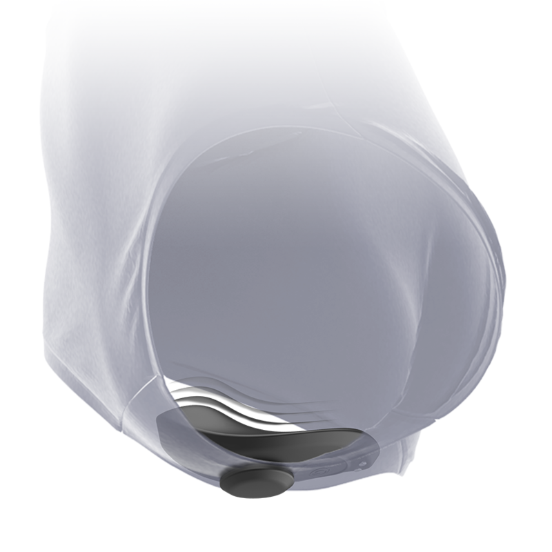 ZWART&ZILVER - PRESTON OPLAADBARE SILICONEN VIBRATOR PANTY ZWART