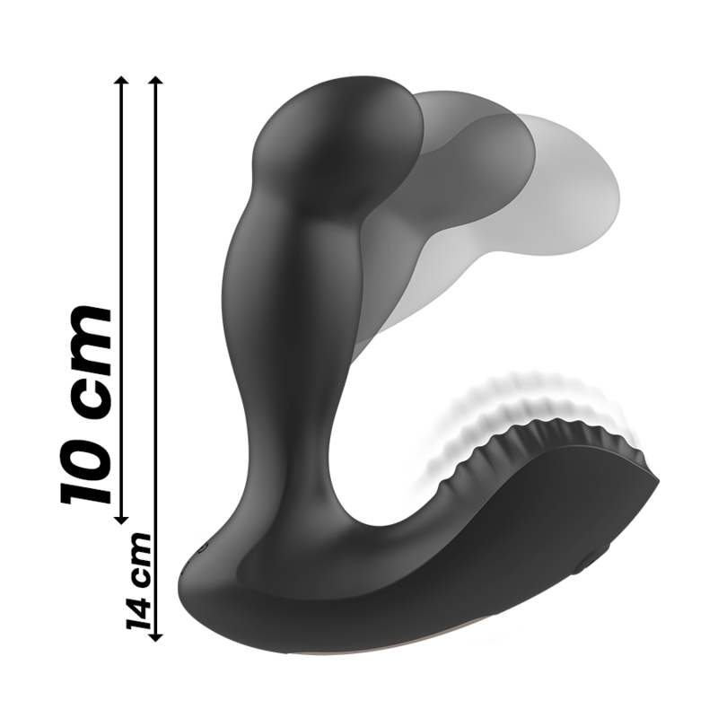 IBIZA - ANALE MASSAGE APPARAAT AFSTANDSBEDIENING 11 x 4 CM