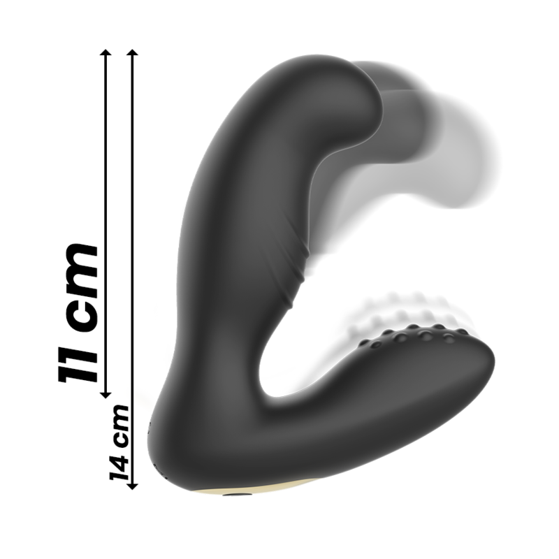 IBIZA - ANAL MASSAGER AFSTANDSBEDIENING 10 x 3,5 CM