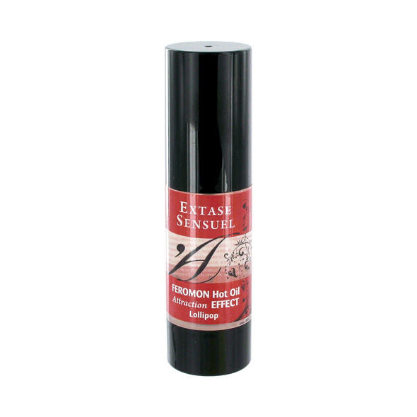 EXTASE SENSUAL - VERWARMEND EFFECT MASSAGEOLIE MET LOLLIPOP FEROMONEN 30 ML