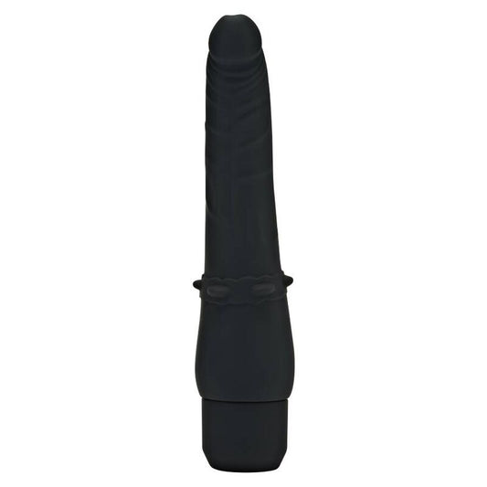 GET REAL - KLASSIEKE GLADDE VIBRATOR ZWART
