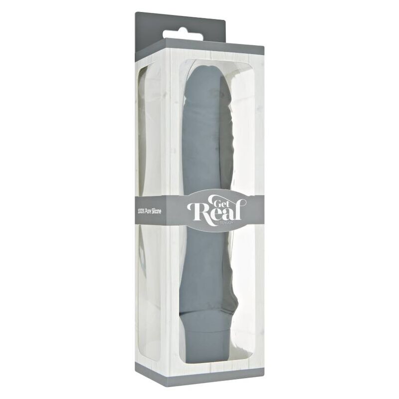 GET REAL - KLASSIEKE GROTE ZWARTE VIBRATOR