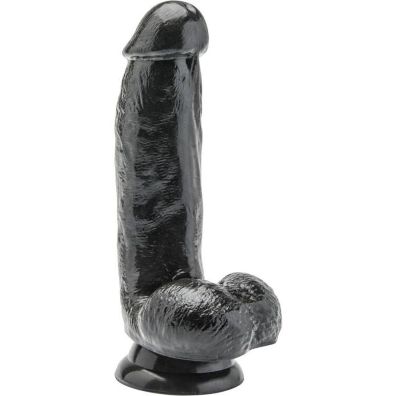 GET REAL - DILDO 12 CM MET BALLEN ZWART