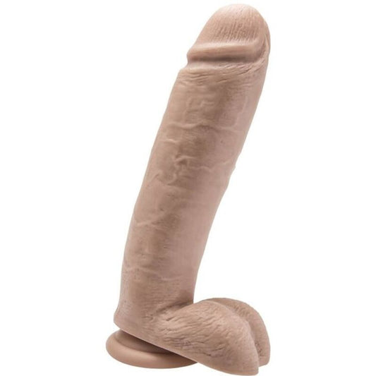 GET REAL - DILDO 25,5 CM MET BALLEN HUID