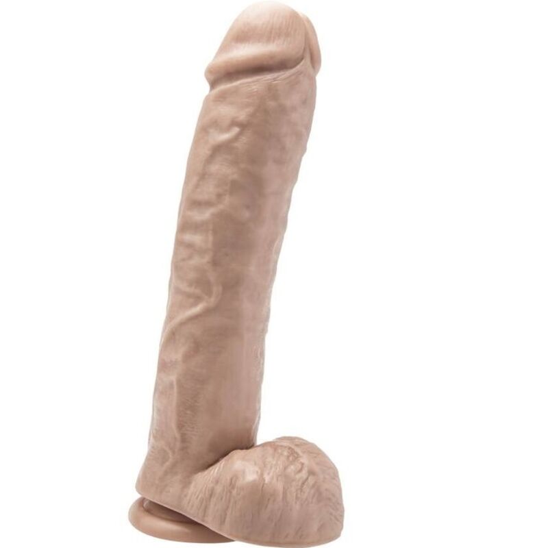 GET REAL - DILDO 28 CM MET BALLEN HUID