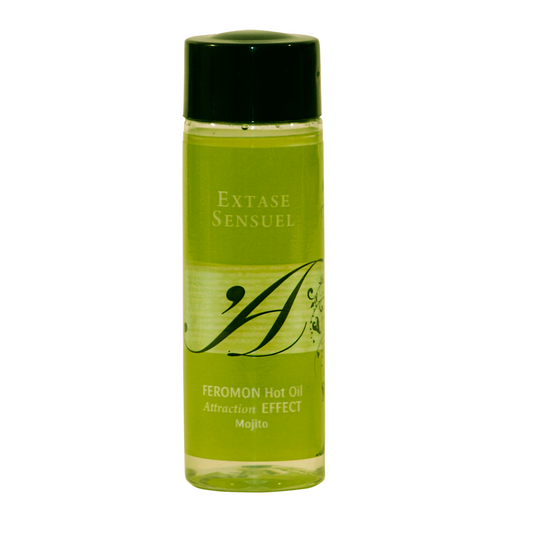 EXTASE SENSUAL - VERWARMENDE MASSAGEOLIE MET MOJITO FEROMONEN 100 ML