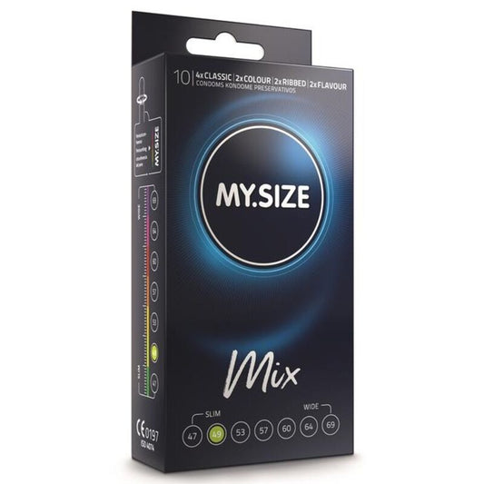 MY SIZE - MIX CONDOMS 49 MM 10 STUKS