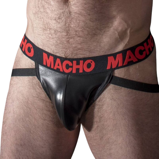 MACHO - MX25RC JOCK ROOD LEER XL
