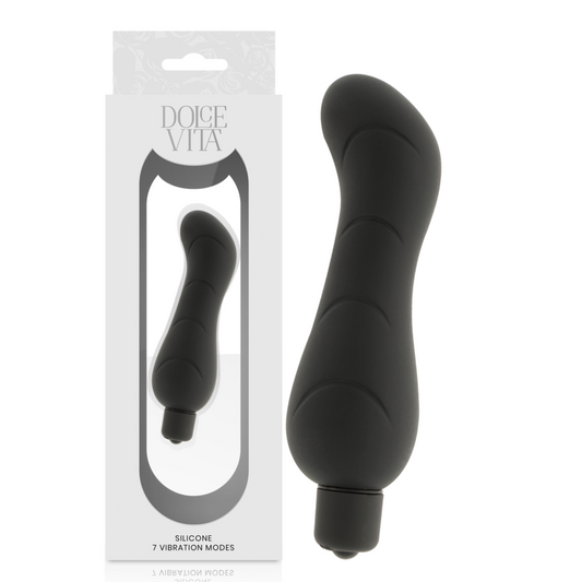 DOLCE VITA - G-PUNT ZWART SILICONE