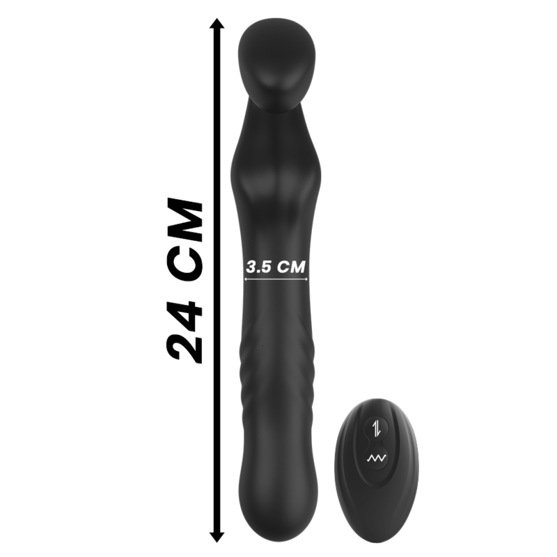 IBIZA - DRAADLOZE STRAPLESS VIBRATOR UP & DOWN
