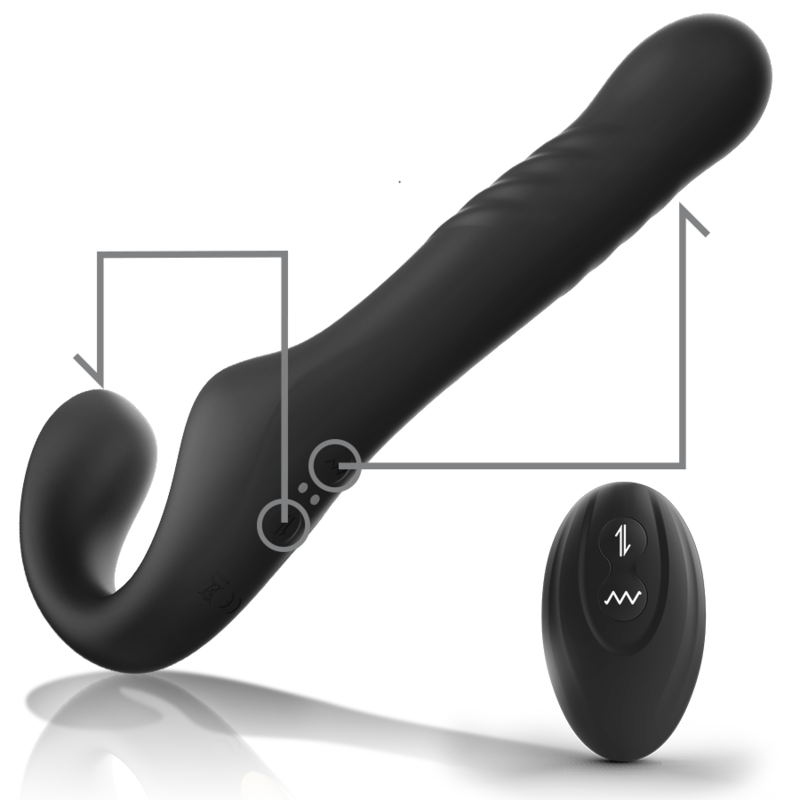 IBIZA - DRAADLOZE STRAPLESS VIBRATOR UP & DOWN